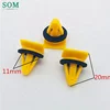 Car Yellow Plastic Retaining Rivet Snaps Fastener For Hyundai Door Panel Fixed Retainer Clips Buckle