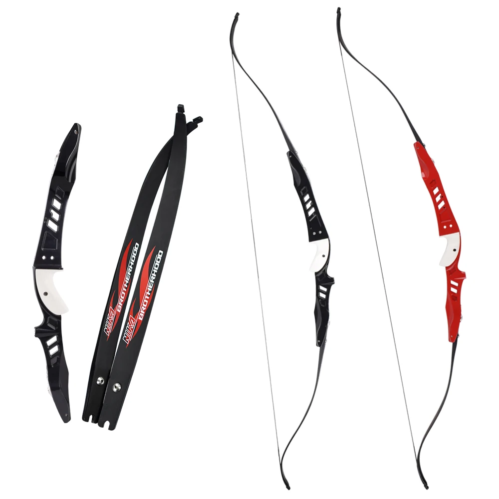 Archery Recurve Bow 25'' Ilf Riser Maple Wood Limbs Target Bow Shooting