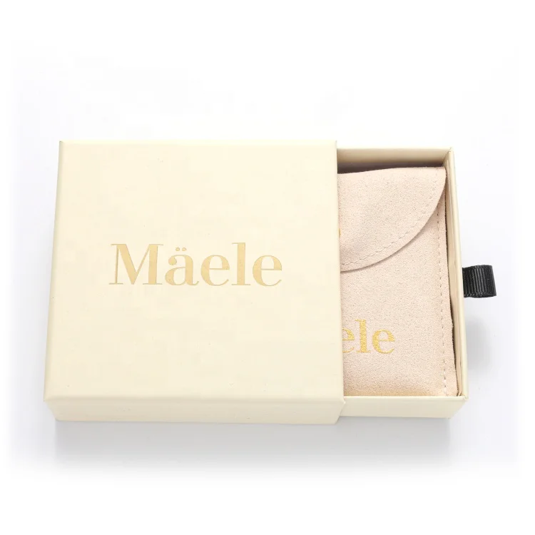

Nice gift bag with drawer box jewelry together, Custom