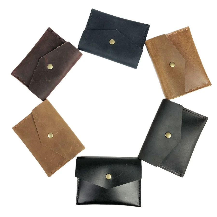 

Personalized Genuine Leather Card Holder Wallet Travel Custom coin wallet For Women and Men, Customized