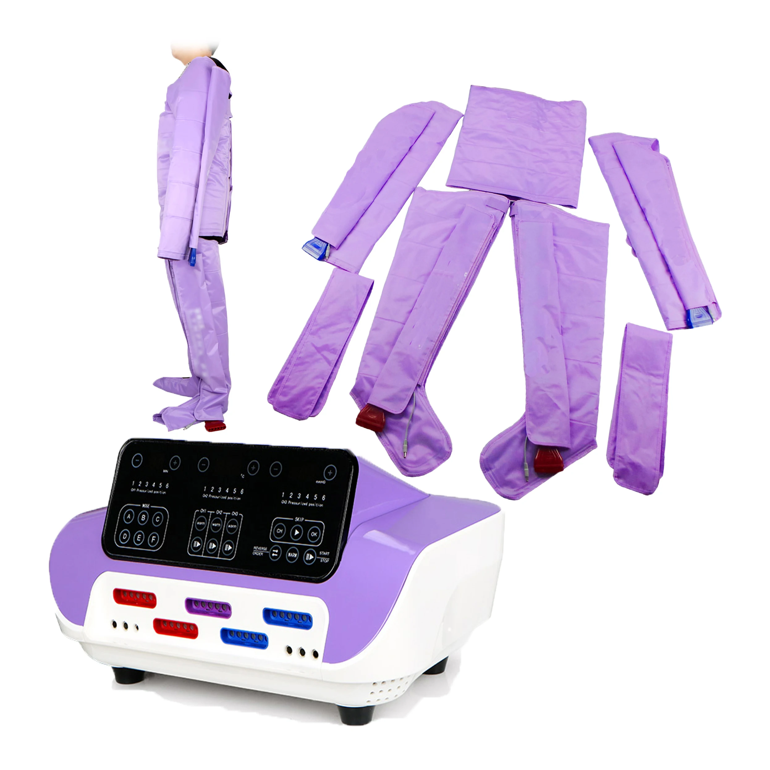 

Lymphatic Drainage Pressotherapy Machine with infrared, presoterapia, Purple