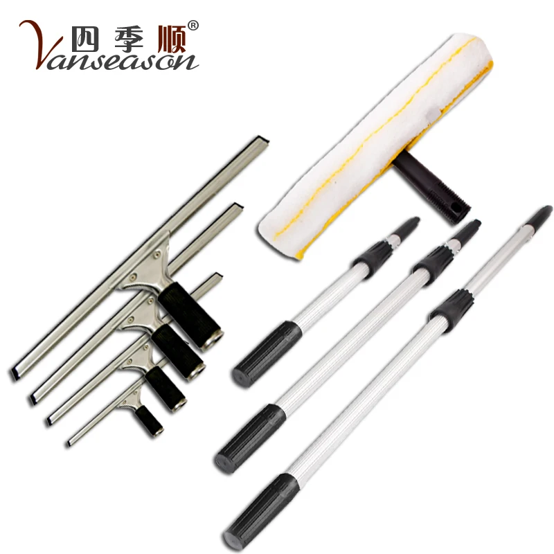 

Window Squeegee Cleaning Wiper Tool, Black yellow blue