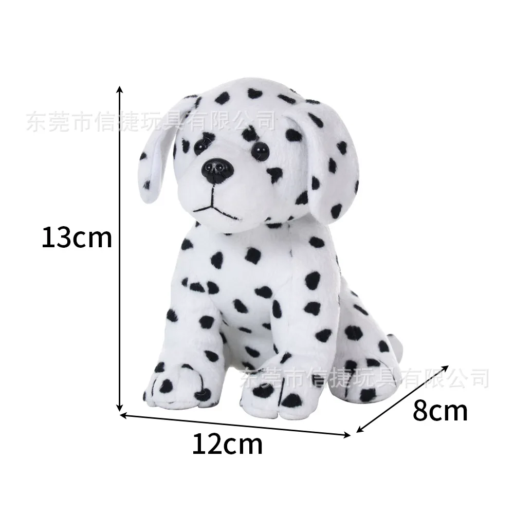 

2023 hot sale sitting plush spotty dog toys with red bowknot Wholesale stuffed animal plush toy dalmatian for kids