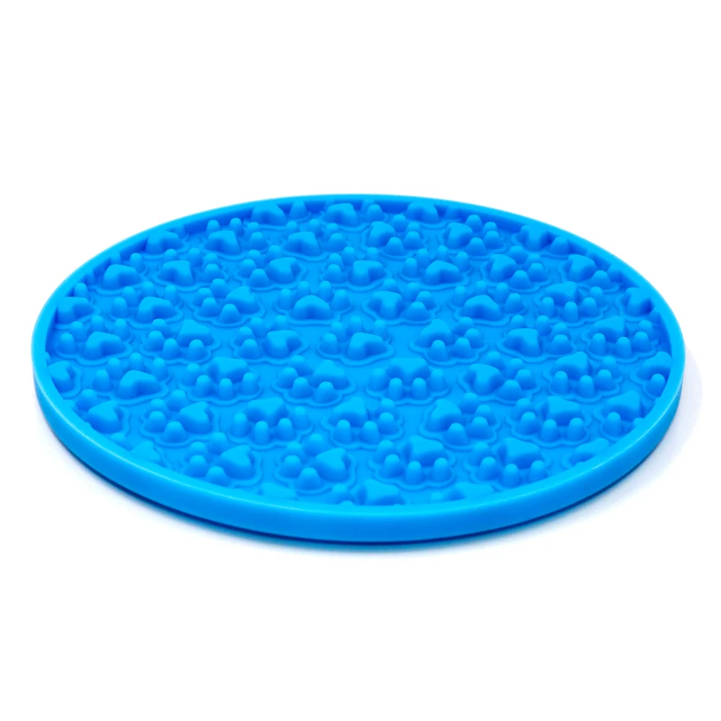 

Factory wholesale Dog food Lick Pad Slow Eating Lick Mat with Super Suction for Pet Bathing Grooming, All colors from pantone sheet