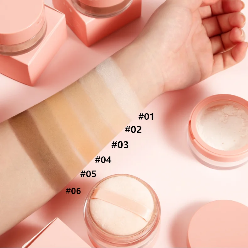 

Make your own brand makeup private label loose powder foundation