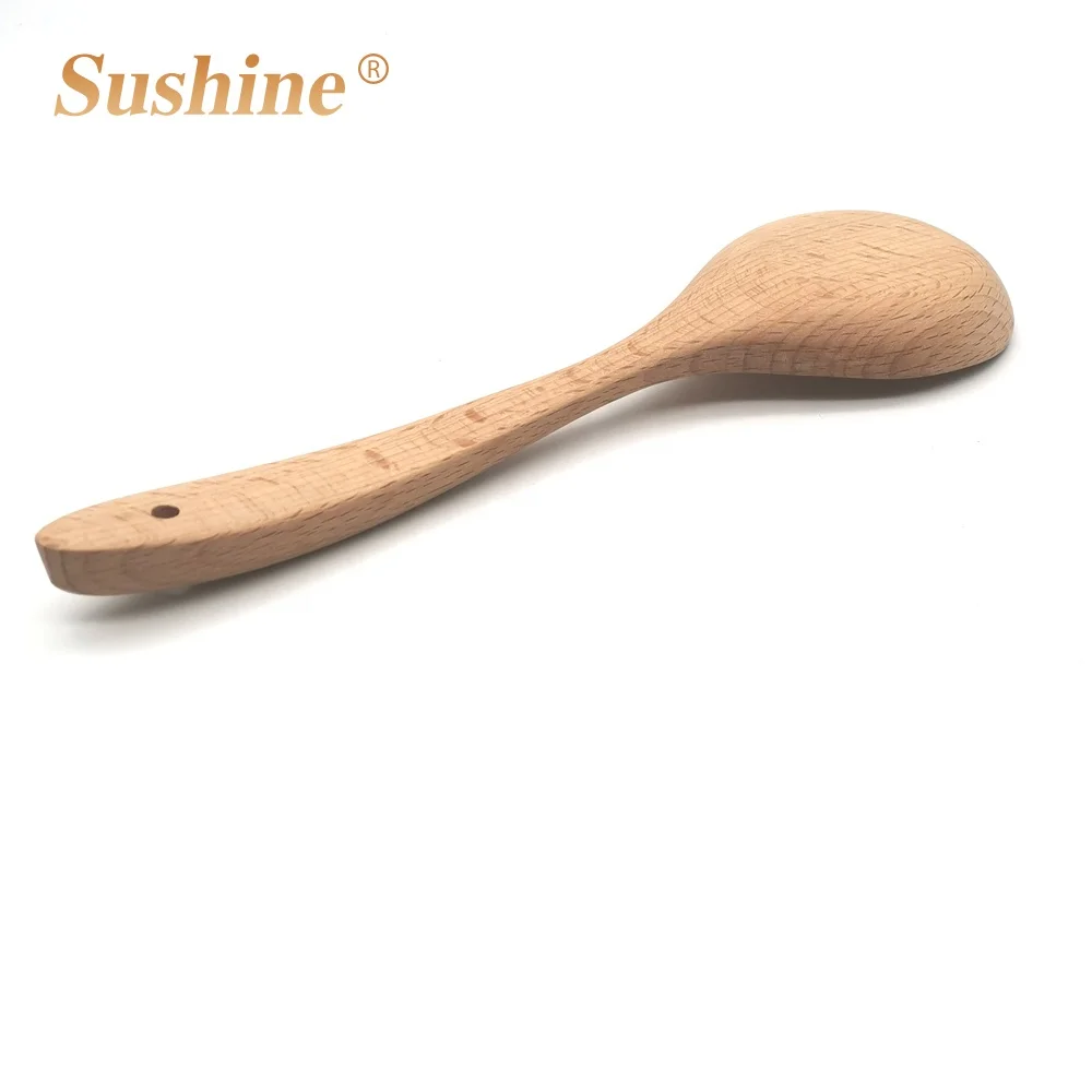 

natural color beech wood soup spoon wholesale