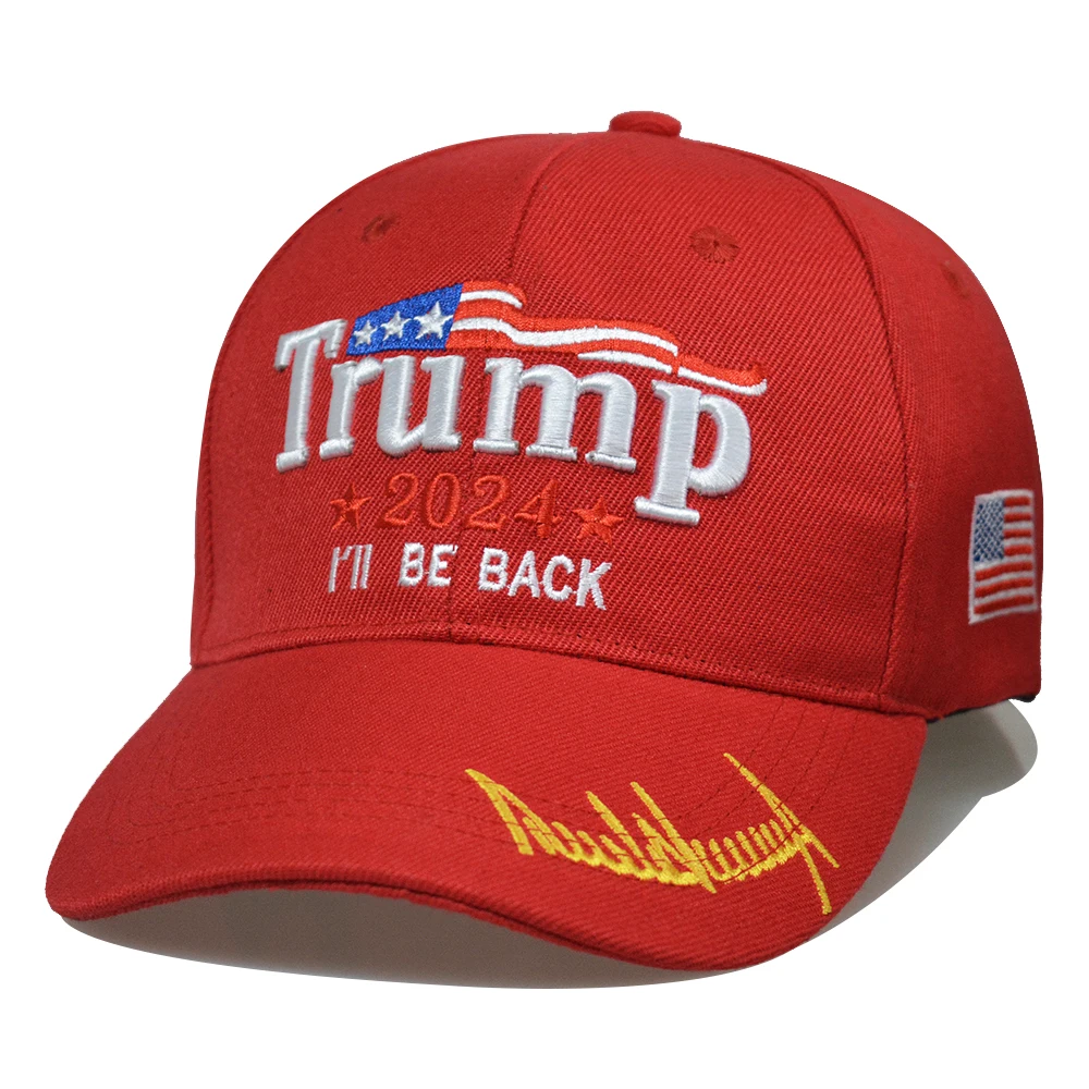 

Free Shipping Trump 2024 I Will Be Back Baseball Caps Sport Dad caps