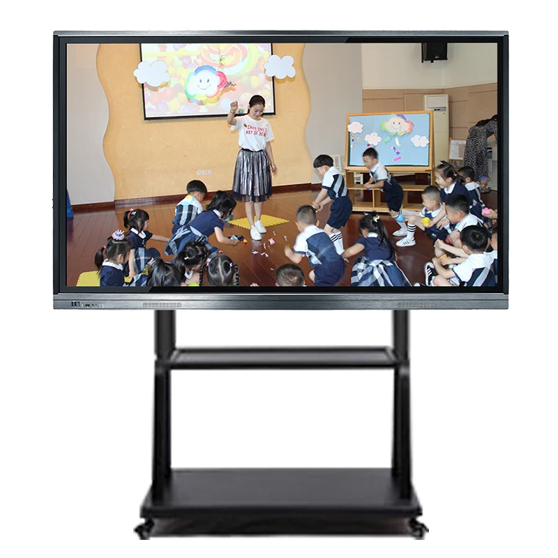 

4K Touch Screen 65 75 86 98 100 Interactive Flat Panel Displays Monitor For Classroom Education Conference