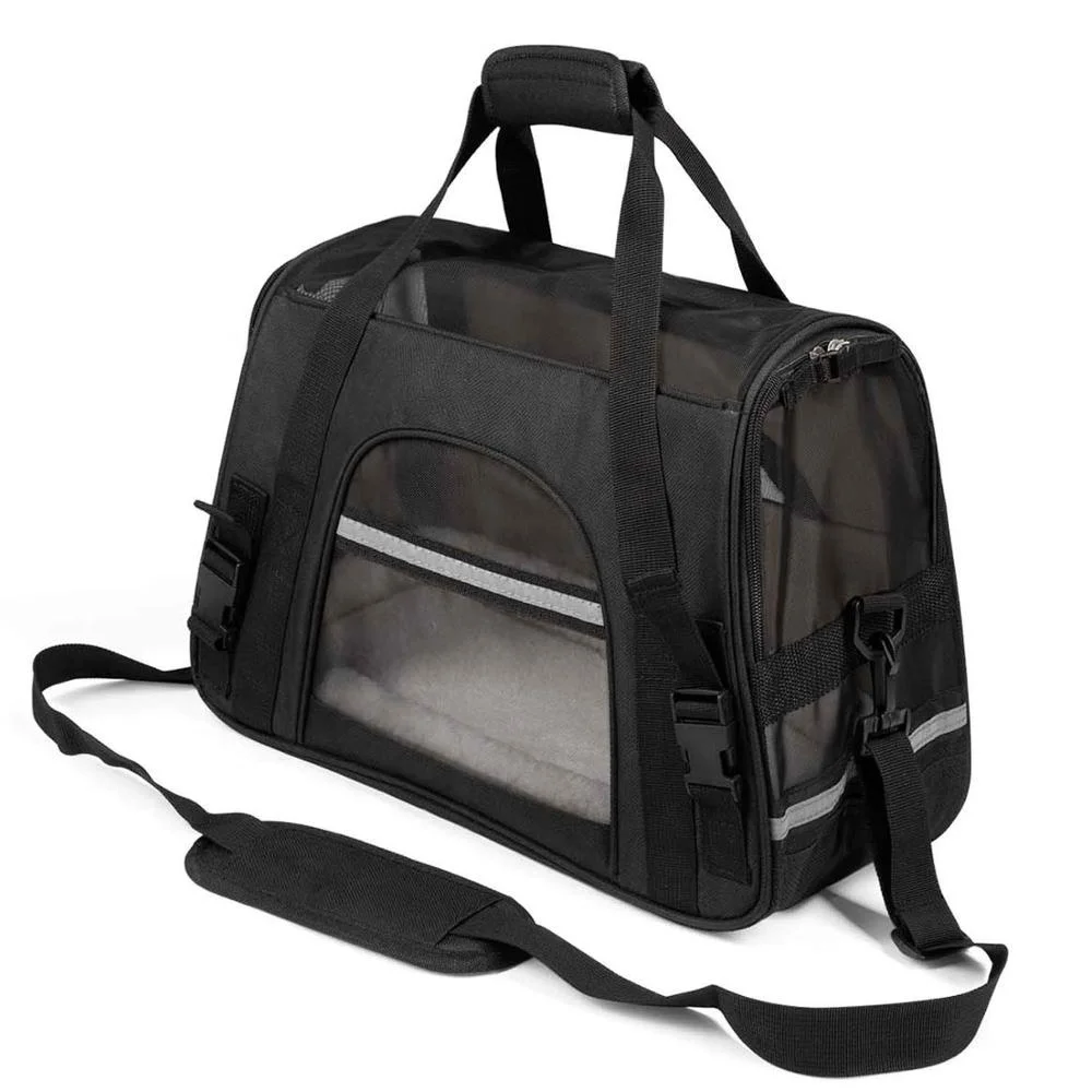 

Pet Dog Portable Carrier Travel Bag, Black,blue