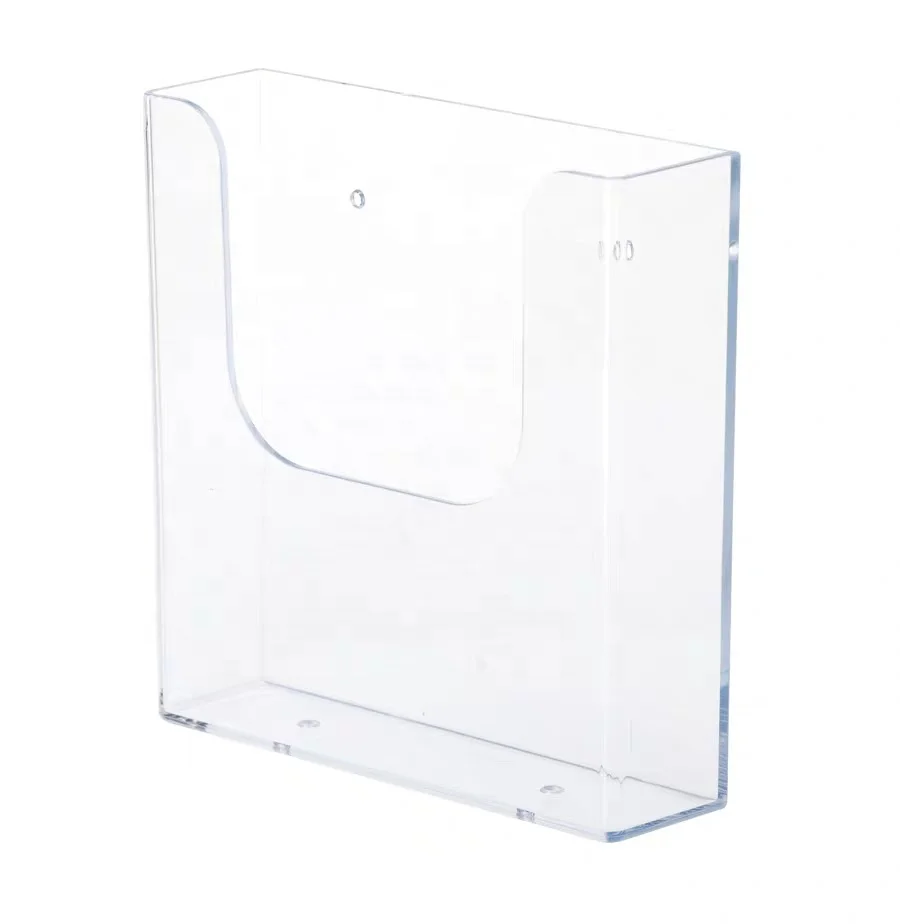 Table Top Plastic Brochure Holder Dl Size 1 Tier 1/3 A4 Size Leaflet
