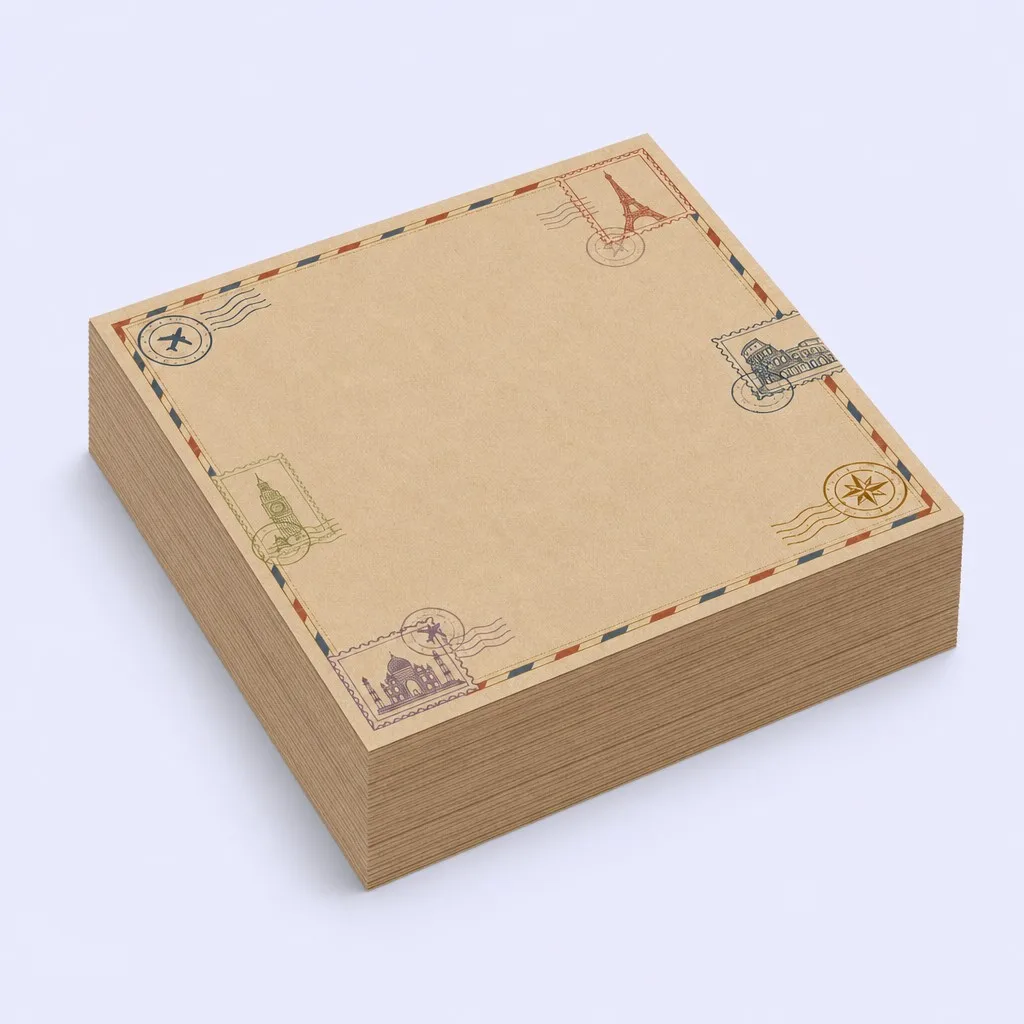 Nautical Memo Pad Thickness