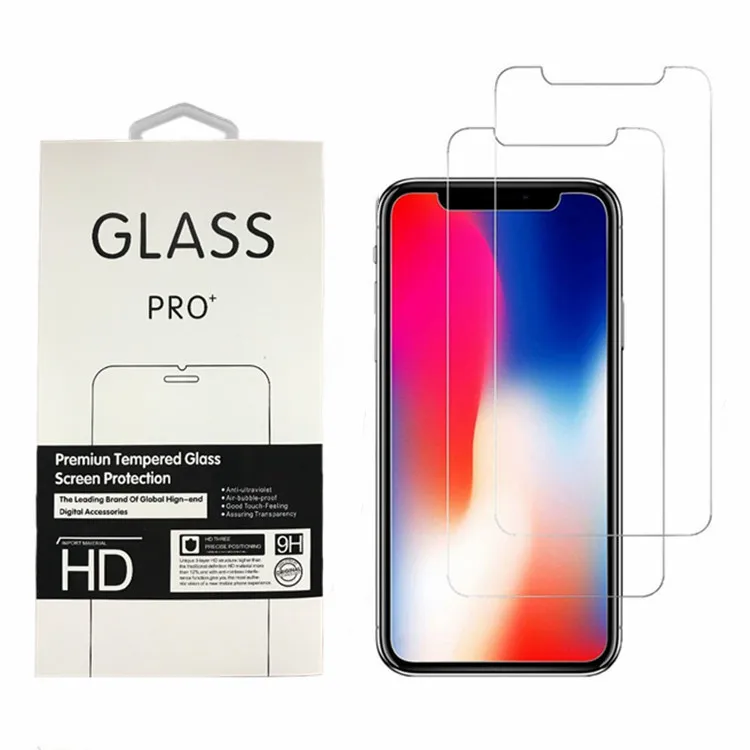 9H Premium Clear Tempered Glass Phone Screen Protector For Iphone 11 Pro Max XR Xs 6 7 8 Plus 9H Premium Clear Tempered Glass Phone Screen Protector For Iphone 11 Pro Max XR Xs 6 7 8 Plus