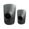 DN400 DN450 SCH40 Equal tee with black painting carbon steel butt weld tee