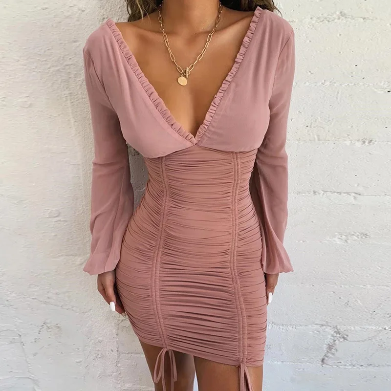 

Pink printing hot sale women long cultivate sexy dress, Orange