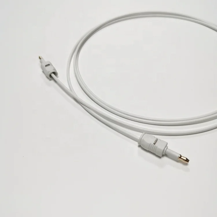 

JinZhi WHite Outer 2.2mm Inner 1.0mm Digital Audio Fiber Optical Cables Toslink Length Supports Customization