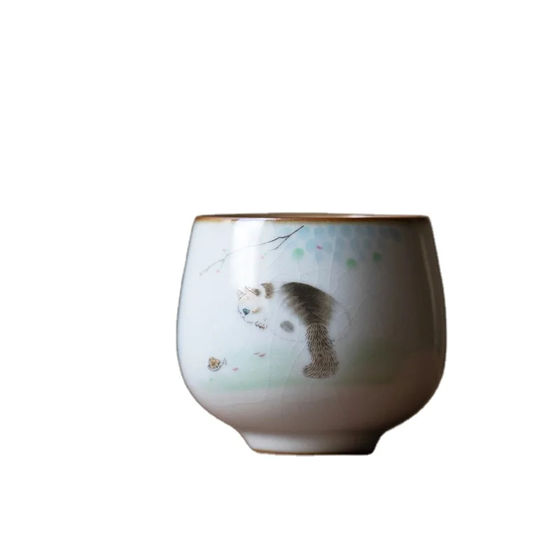 

Cute Kitling Ceramic Cups For Tea Travel Tea Mug, As picture