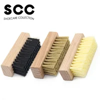 

Oak Wood With Different Hair Shoe Brush For Sneaker Shoes Can Be Customized