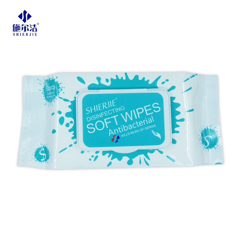 

50pcs antibacterial wipes restaurant towels with private label wipes oem factory