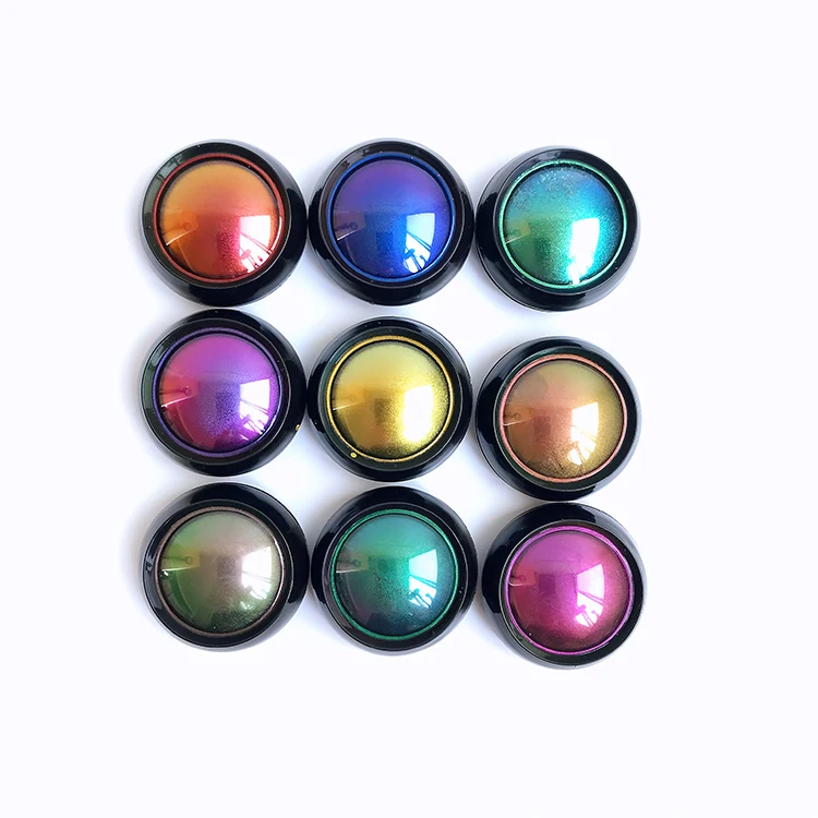 

Loose Pigment Mineral Multi Color Chrome Eyeshadow, Customized color