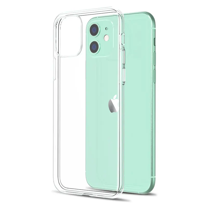 

2020 Hot Sales Ultra Thin Clear Silicone Soft Phone Case Back Cover For IPhone 11 12 Pro XS Max X 8 7 6s Plus 5 SE XR, Black,white,blue,pink...