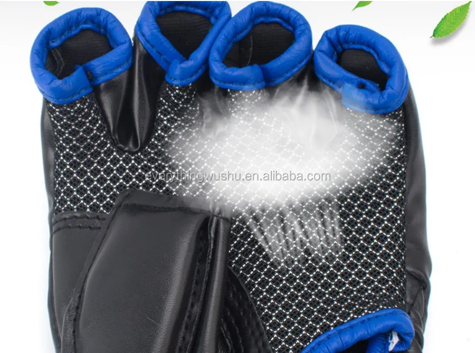 HIGH Quality Adults MMA Short Gloves Leather MMA Muay Thai Boxe De Luva Mitts Sanda Equipments