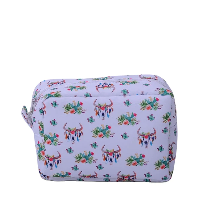 

Wholesale Clutch Makeup Case Bullskull Toilet Travel Purse Accessories Women Handbag Cosmetic Bags DOM111660, As pictures