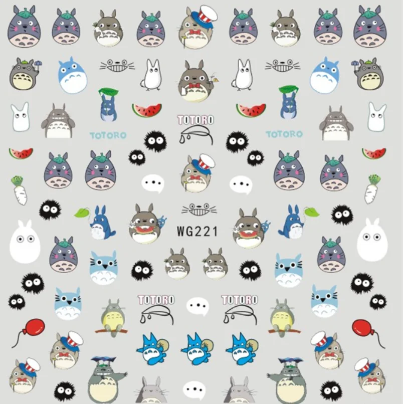 

WG218-230 Doraemon toy Story nail art nail art stickers