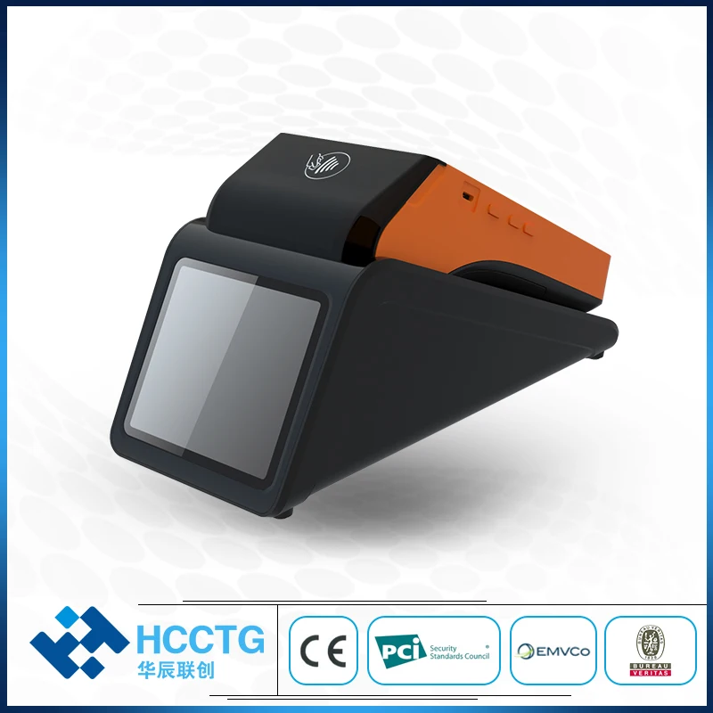 Portable Pos 4G Bluetooth Wifi NFC payment Pos cash Machine Build In Thermal Printer&Barcode Scanner P20L