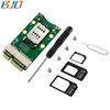Free Shipping Mini PCIe Wifi Module to Mini PCI-E Adapter with Namo 6Pin SIM Slot for GSM/GPRS/3G/4G/WLAN/WWLAN/GPS/LTE