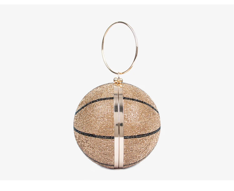 basketball purse glitter