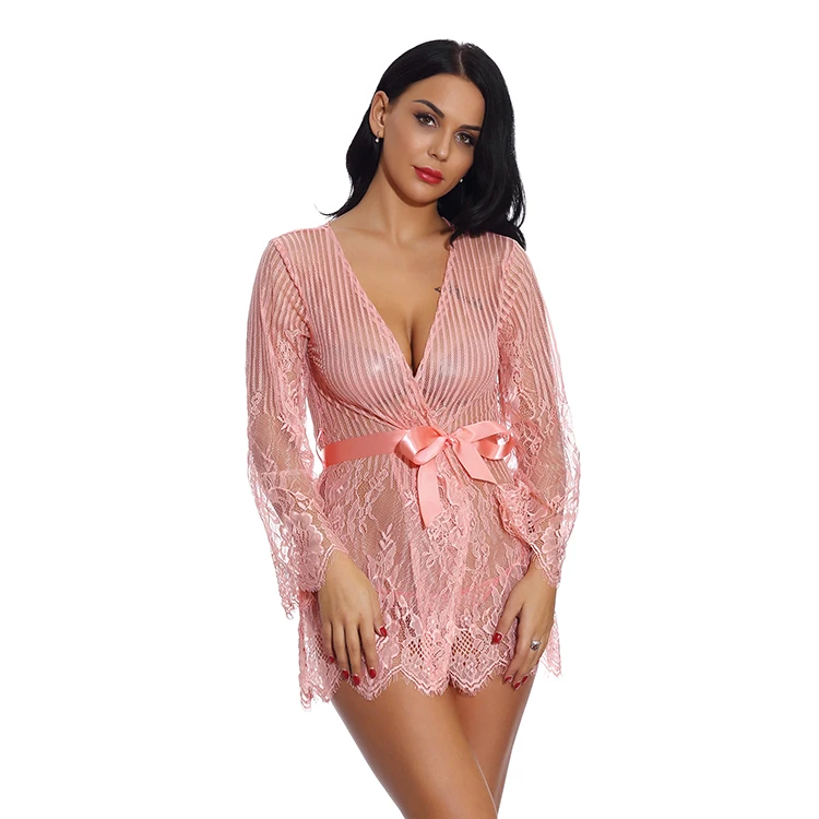 

wholesale boutique lace transparent babydoll sexy lingerie women