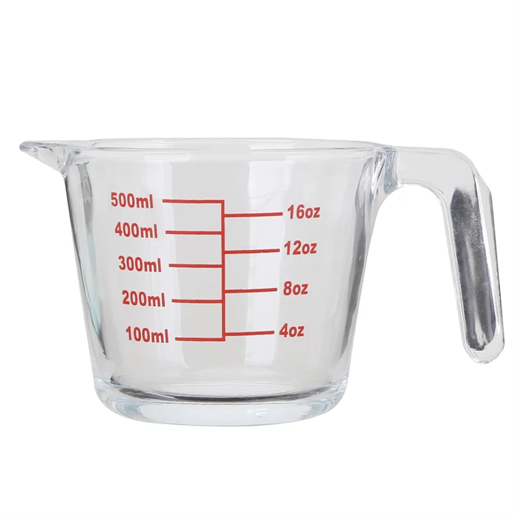 

Amazon Hot Promotion High Borosilicate Glass Measuring Cup, Customized