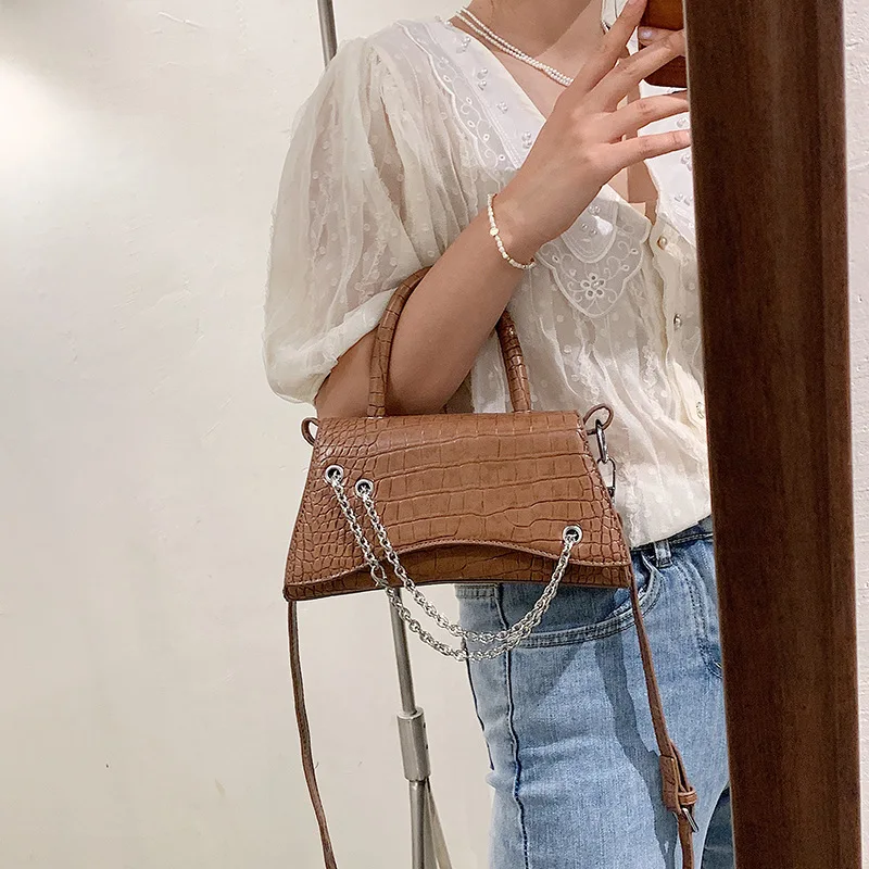 

2021 New Tide Simple Crossbody Spring Casual Women's Bag One Shoulder Small Square Bag