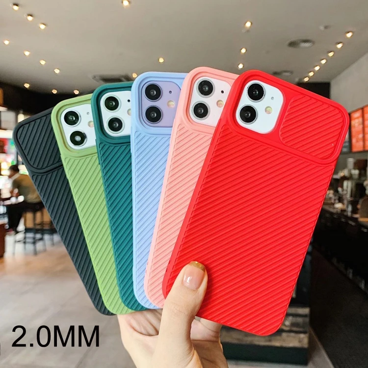 

Beauty 2.0mm Thickness Camera Slide Window Design Shockproof Soft TPU Mobile Phone Back Cover Case For LG K8 K9 K10 2016 K11, Original tpu color