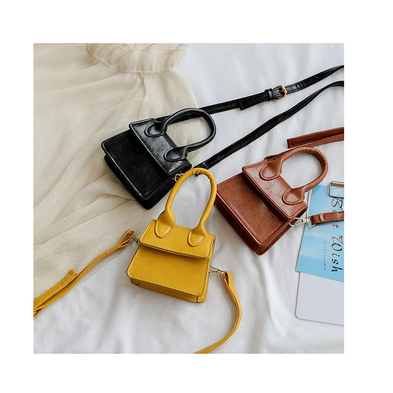 

Solid Color Women Shoulder Bags Vintage Ladies Crossbody Bag Female Mini Fashion Handbags Girls Cute Messenger Tote Hand Purses