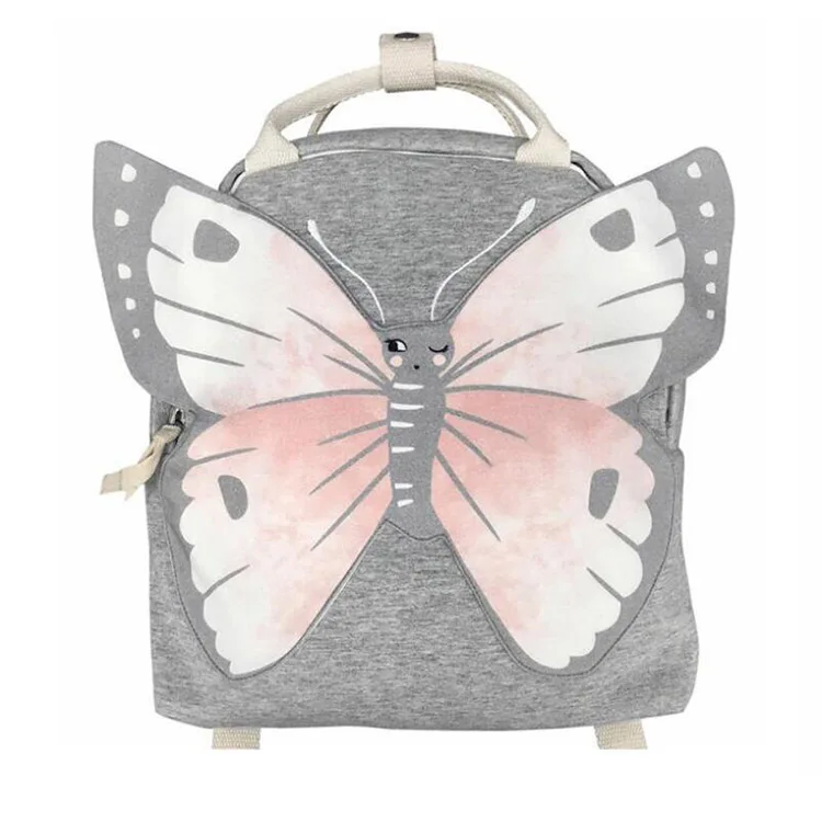 

Nordic style cartoon animal series backpack children backpack baby backpack rabbit butterfly, Optional