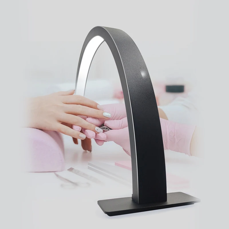 

New Half Moon Nail Art Lamp Ring Light For Eyelash Lamps Beauty Tattoo Nail Salon Fill Light