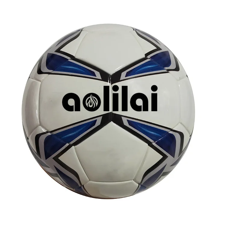 

Professional Balones de futbol Size 5# 4# Thermal Bonded Soccer Ball for soccer club, Green and blue
