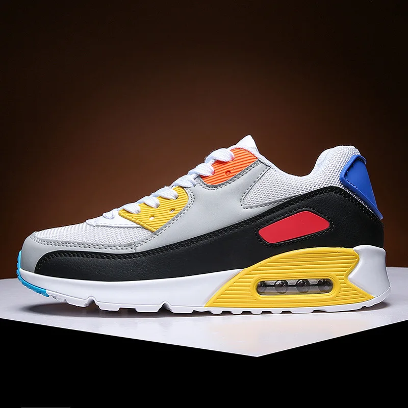 

men cushion sneakers plus size light casual shoes