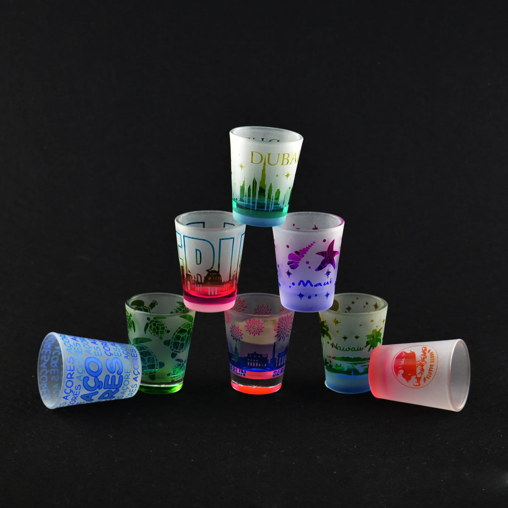 
Wholesale Blank 1.5oz 1.75oz 50ml Whiskey Shooter Shot Glasses Glass Cup Custom Shot Glasses Customized logo Acceptable 