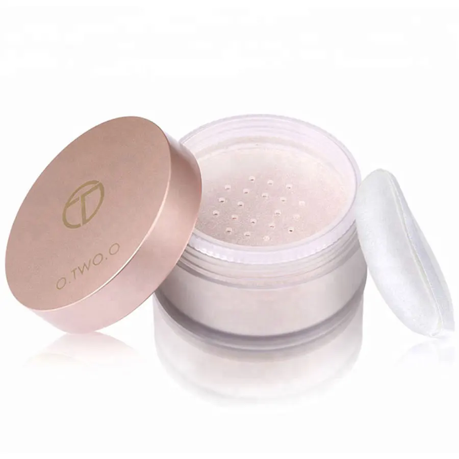 

O.TWO.O Smoother Softer Transparent Long Lasting New Perfect Makeup Nude Makeup Air Oil Control Concealer Loose Powder, O.two.o 2 colors shimmer loose powder