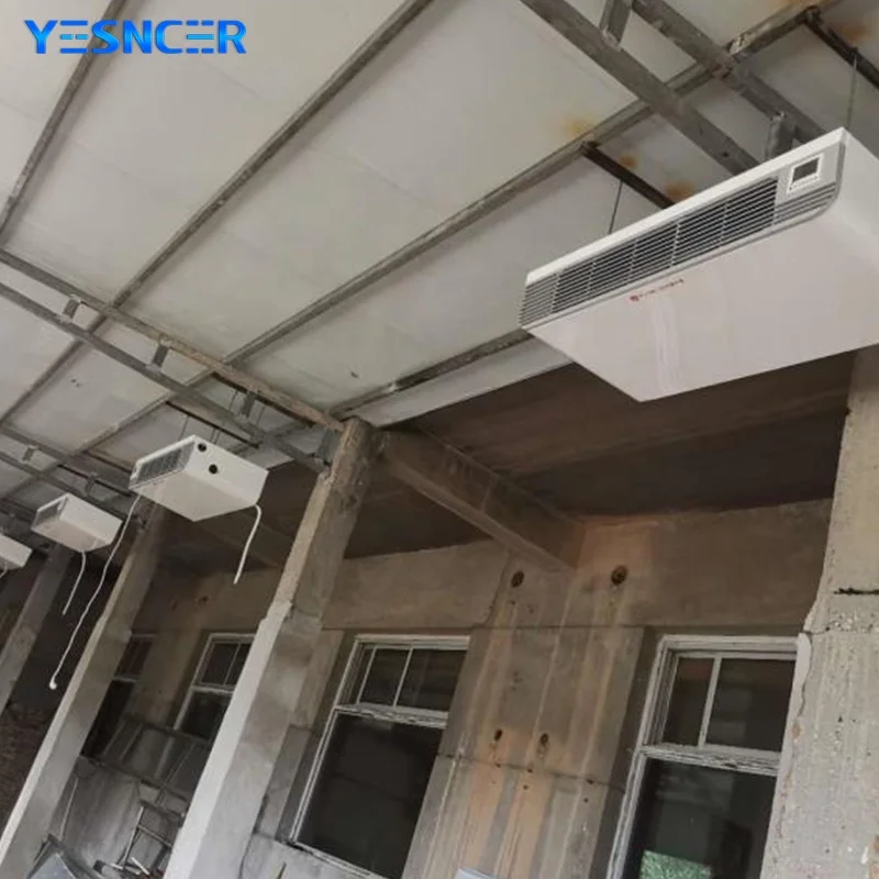 Suspended Ceiling Vertical Chilled Water Fan Coil Unit High Rise Wall
