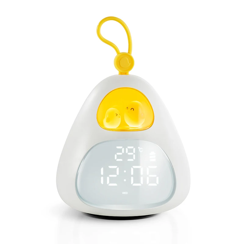 

2020 Digital Time Temperature Display LED Rechargeable Bird's Nest Desk & Table Aalam Clock Nnight Light