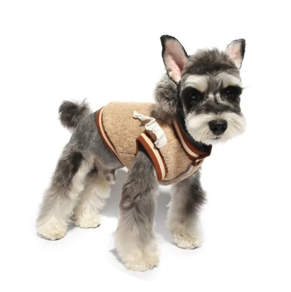 

Korean Cute Pet Clothes Dog Baseball Uniform Dog Clothes for Winter, Solid