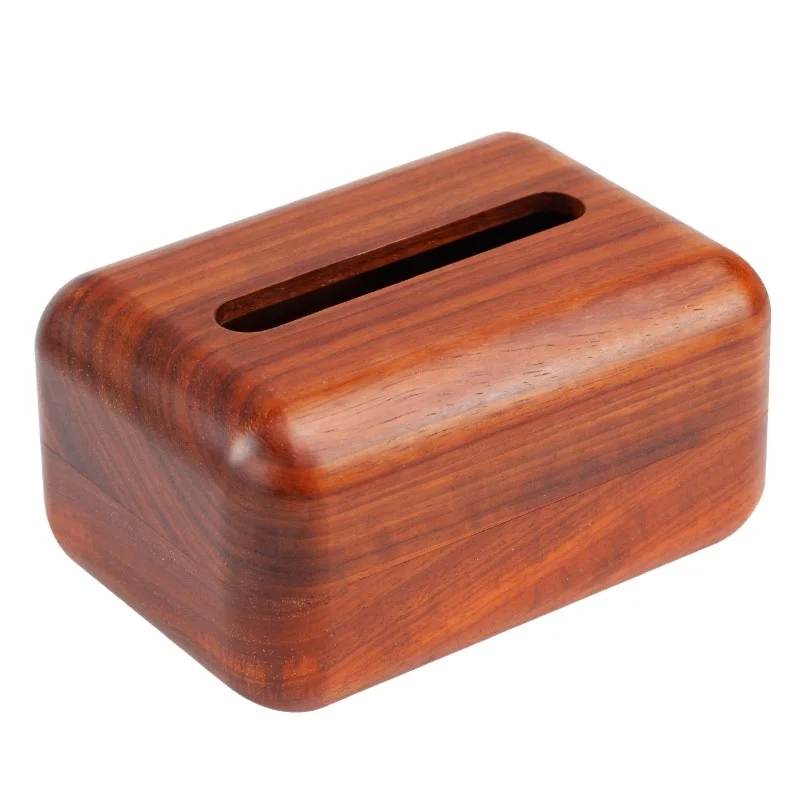 

Creative Clamshell Portable Tissue Box Exquisite Wood Material Can Be Printed Logo