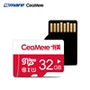 Ceamere Wholesale Real Capacity White 32GB Red Micro Memory SD Cards Taiwan Chips 8GB 16G 64GB 128GB 256GB 32 GB Memory Card