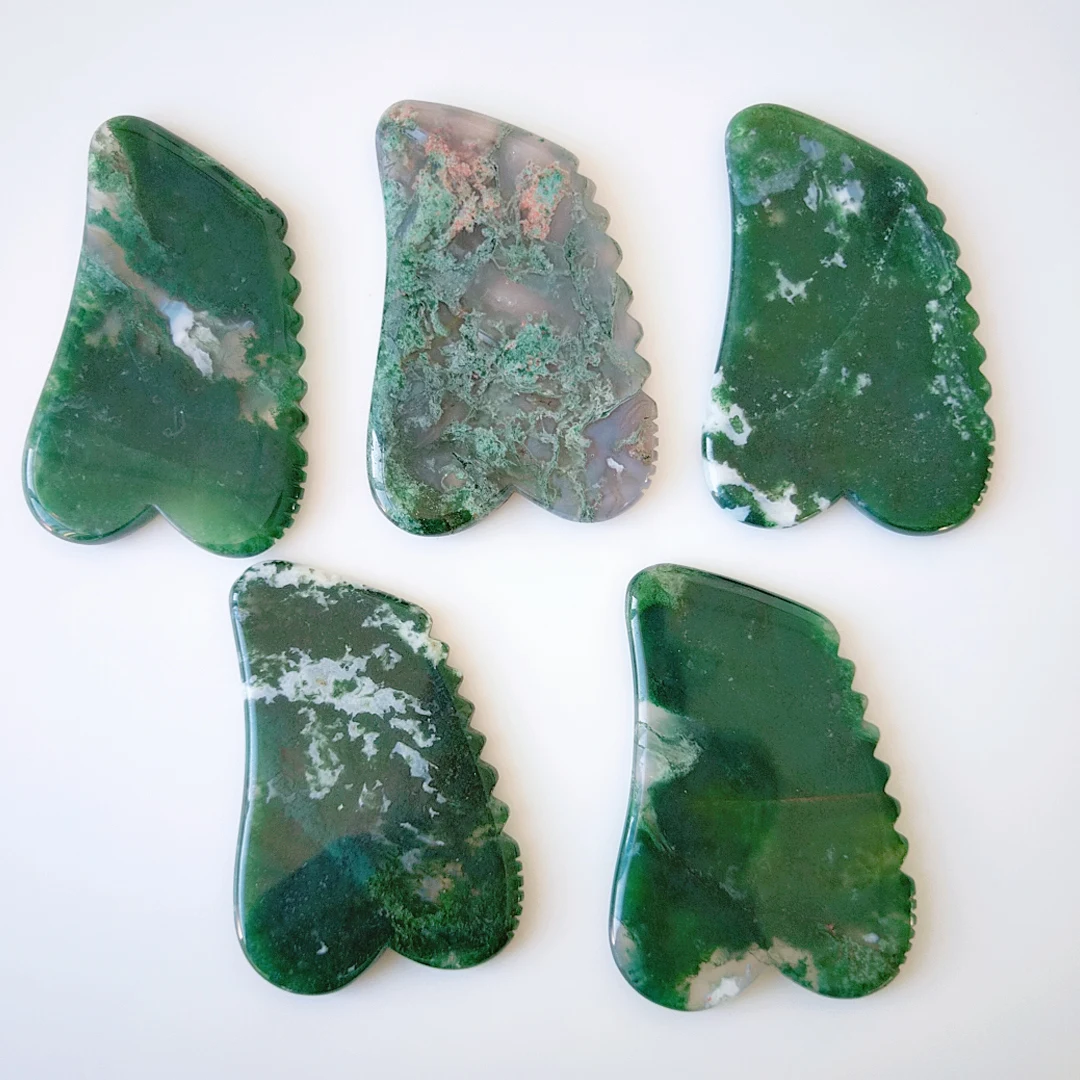 

2020 innovative product 100% authentic jagged square shape guasha board beauty equipment