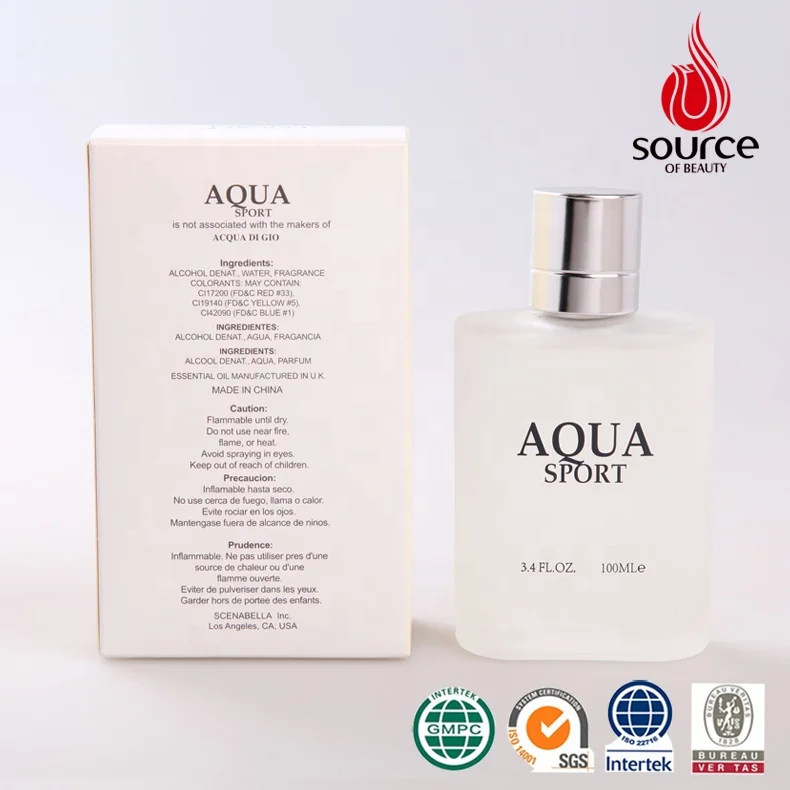 
100ml OEM/ODM Wholesale Original Brand Sport Perfume for Men 