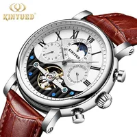 

KINYUED watch JYD-J018 Creative Automatic Men Watches 2019 Luxury Brand Moon Phase Mens Mechanical Watch