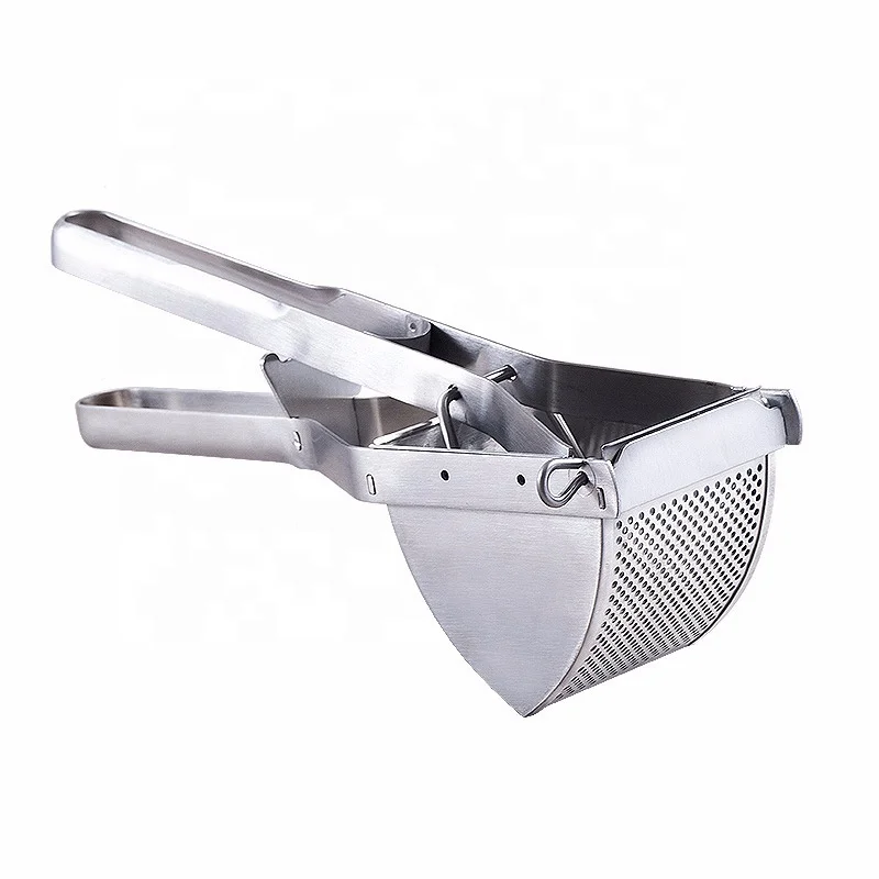 

Stainless Steel Hand Manual Potato Masher Ricer Fruit Vegetable For Puree Fruit Juicer